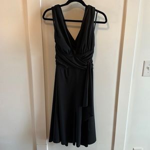 Black house white market black dress.